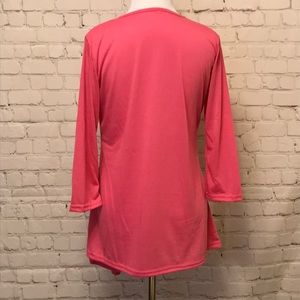 Tops - Button Accent Pink Top Tops - Button Accent Pink Top